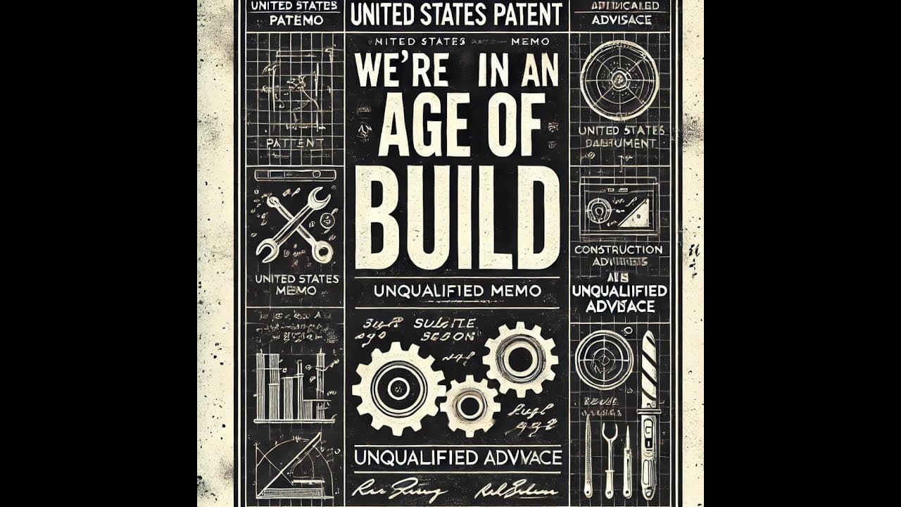 We're in an Age of Build