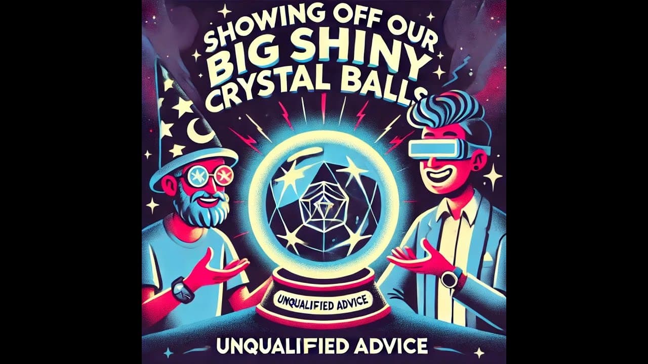 Showing off Our Big Shiny Crystal Balls 🔮🔮